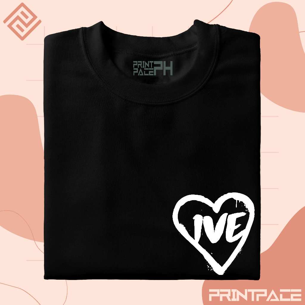 IVE - Heart Pocket Logo Kpop Shirt