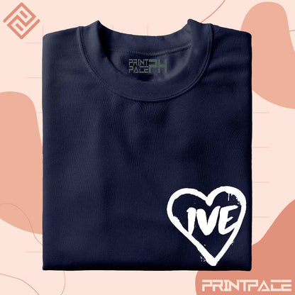 IVE - Heart Pocket Logo Kpop Shirt