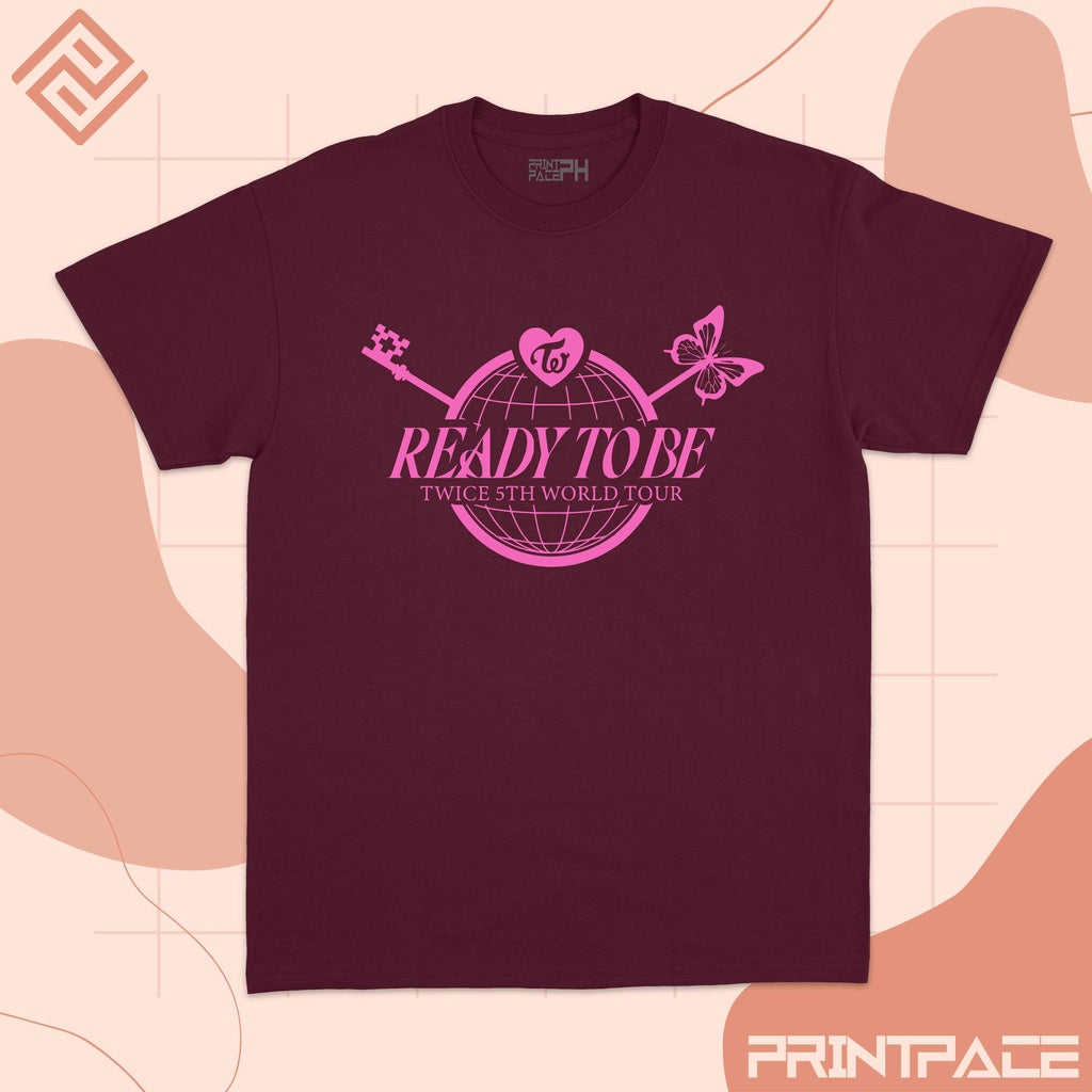 TWICE -  Ready To Be 5th World Tour Kpop Shirt