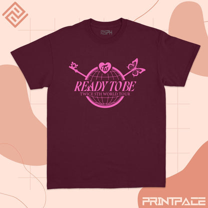 TWICE -  Ready To Be 5th World Tour Kpop Shirt
