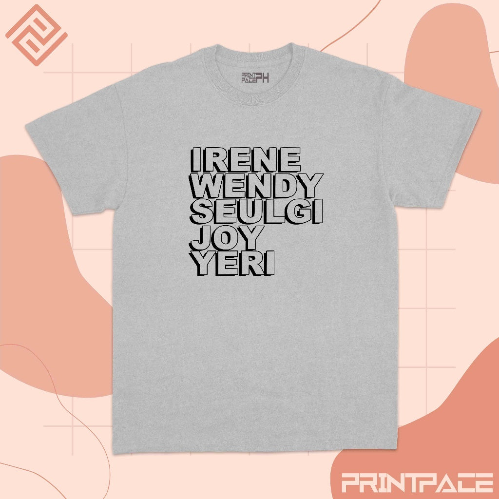 RED VELVET -  Name Typography Kpop Shirt