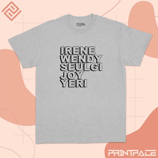 RED VELVET -  Name Typography Kpop Shirt