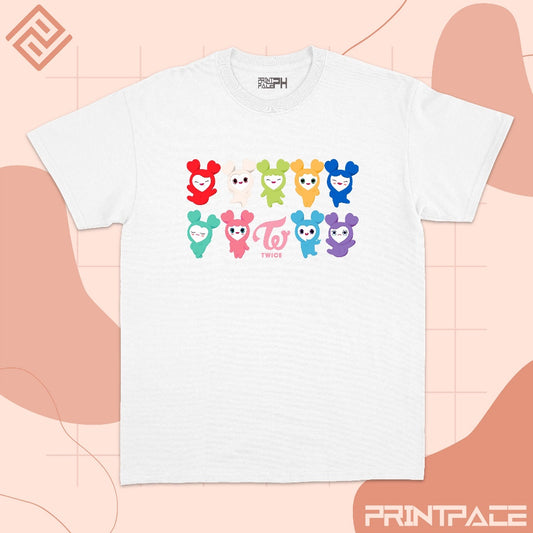 TWICE - OT9 Lovely Graphic Kpop Shirt