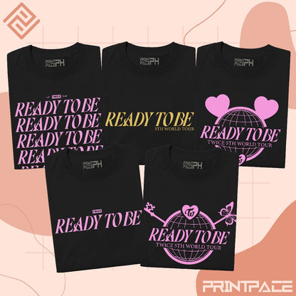 TWICE -  Ready To Be 5th World Tour Kpop Shirt