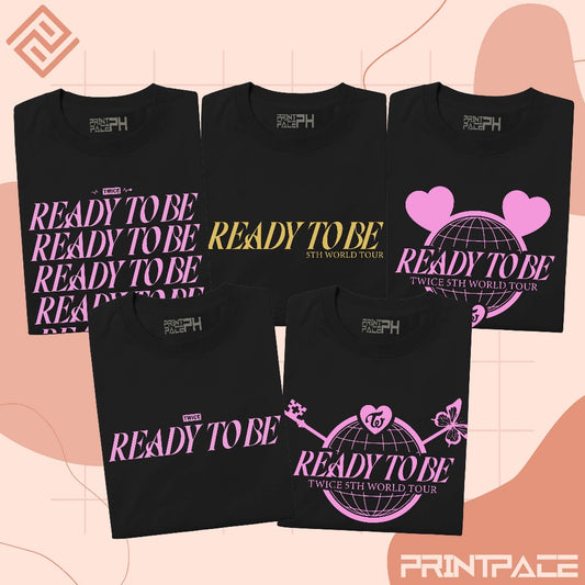 TWICE -  Ready To Be 5th World Tour Kpop Shirt