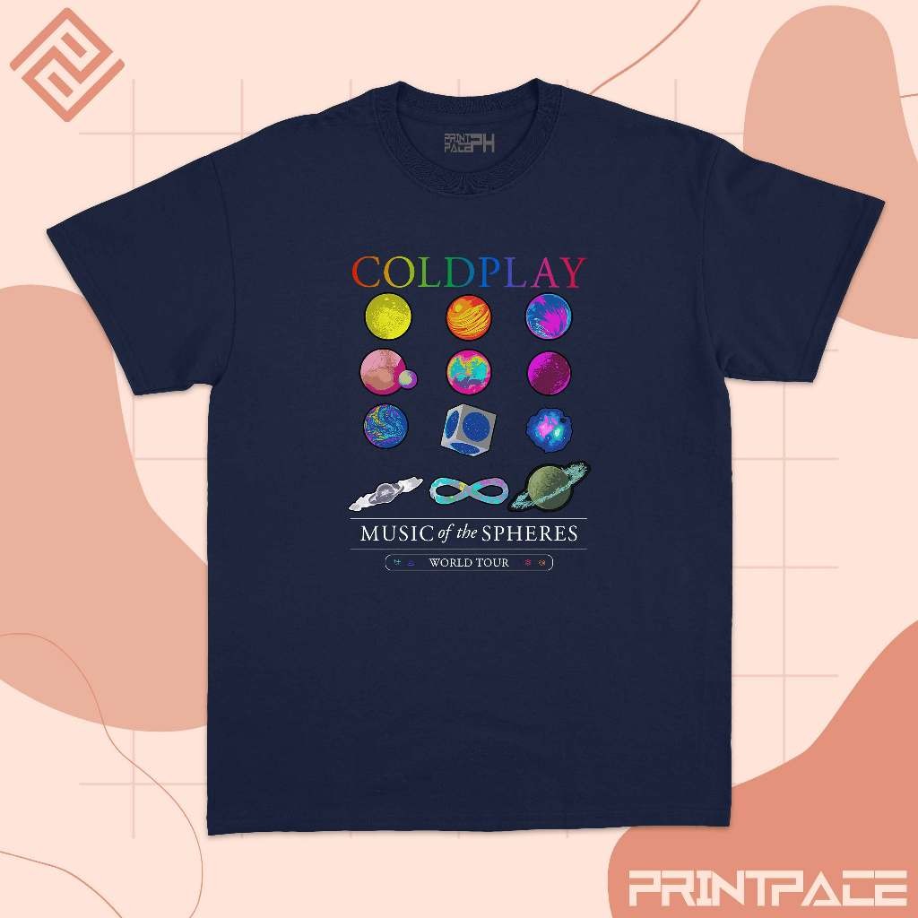 COLDPLAY - Music Of The Spheres World Tour Band Shirt