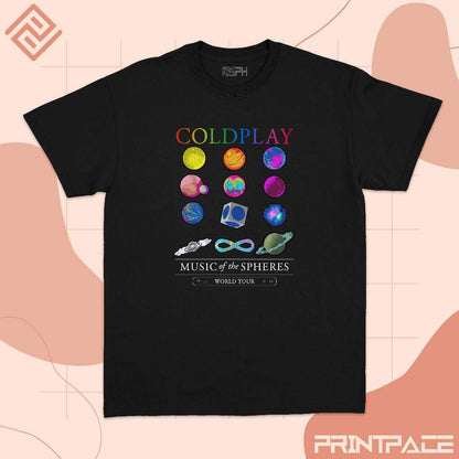 COLDPLAY - Music Of The Spheres World Tour Band Shirt