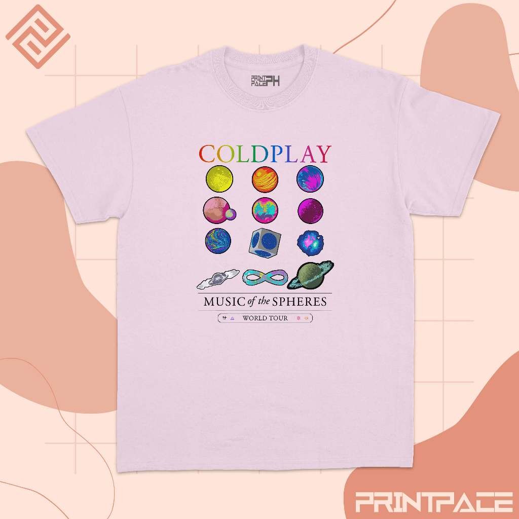 COLDPLAY - Music Of The Spheres World Tour Band Shirt