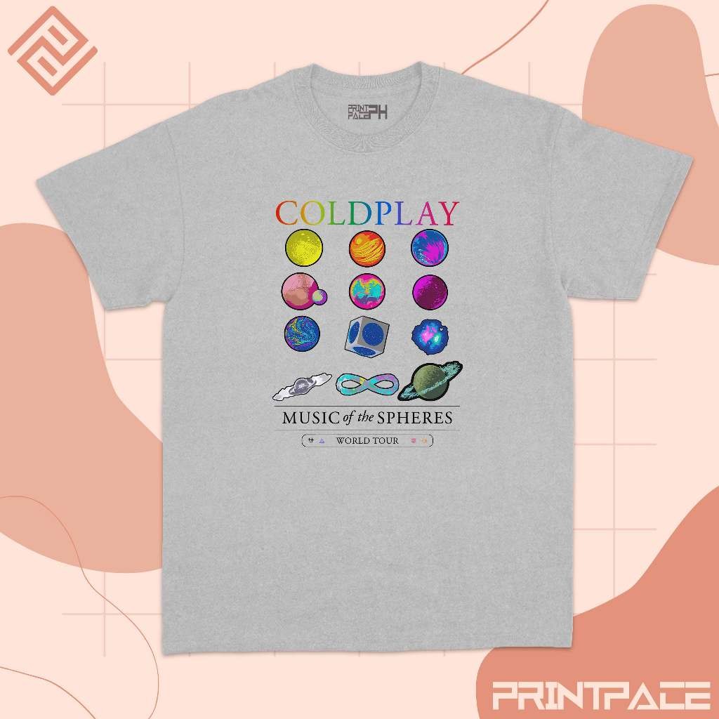 COLDPLAY - Music Of The Spheres World Tour Band Shirt