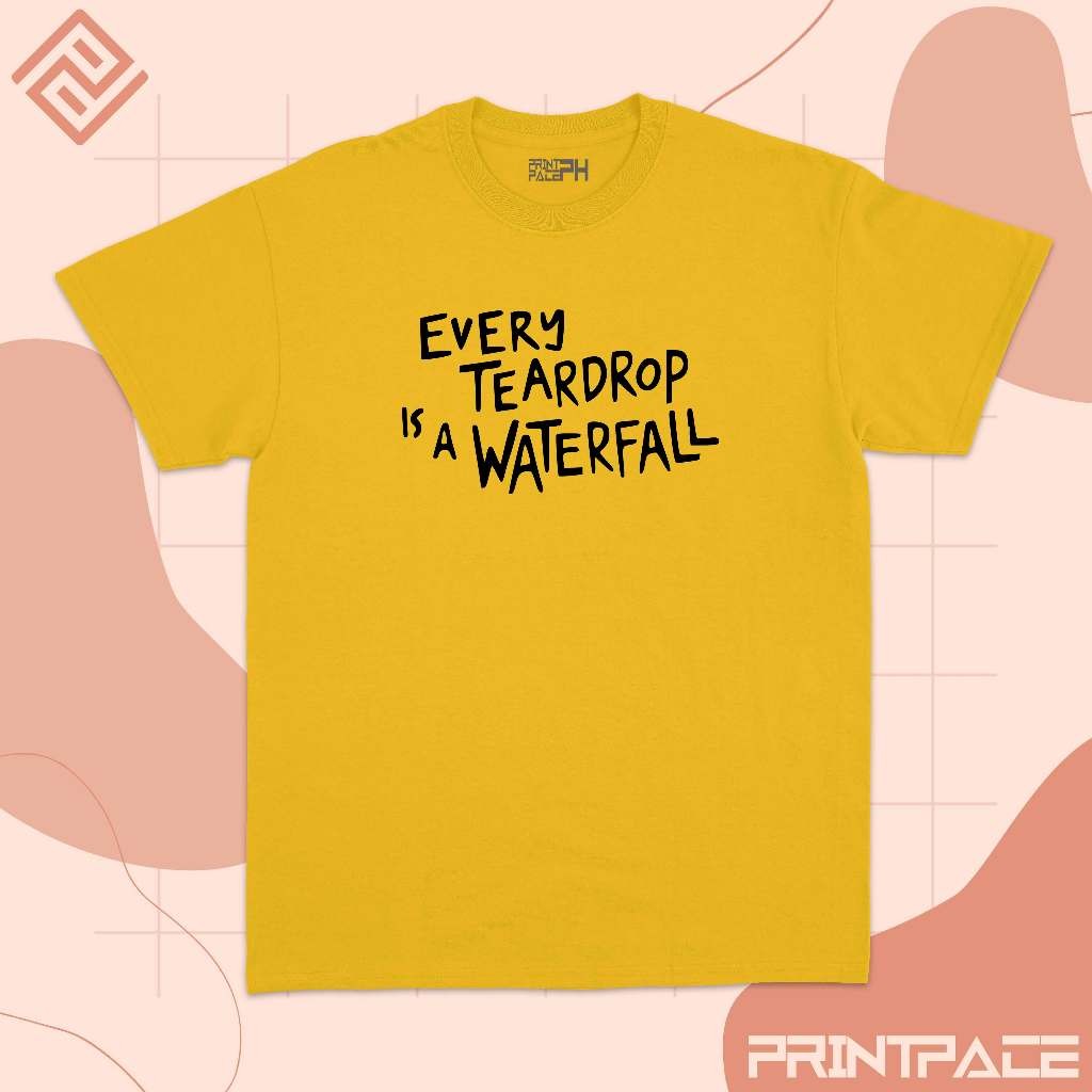 COLDPLAY - Every Teardrop Is A Waterfall Band Shirt