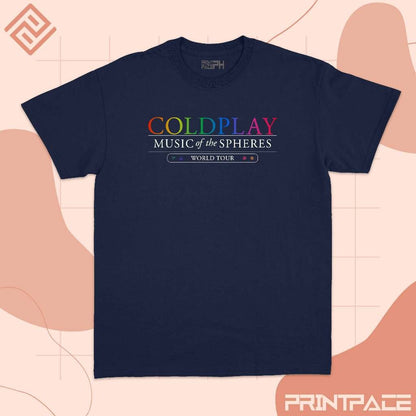 COLDPLAY - World Tour Graphic Logo Band Shirt