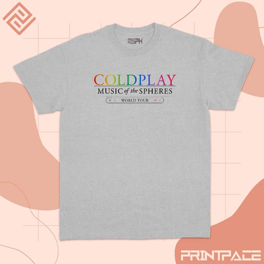 COLDPLAY - World Tour Graphic Logo Band Shirt