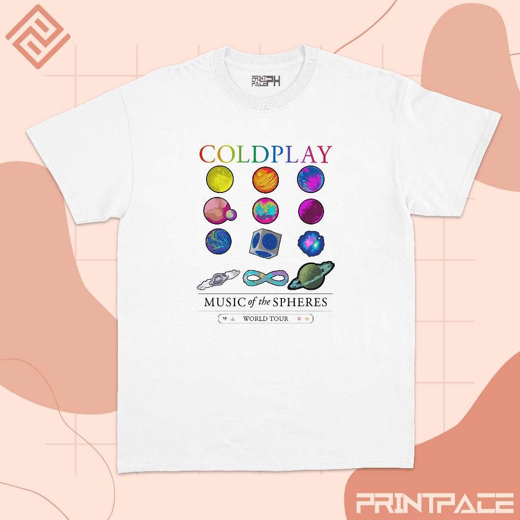 COLDPLAY - Music Of The Spheres World Tour Band Shirt